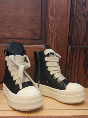 Rick Owens DRKSHDW/Porterville Jumbo Lace High Top Sneakers